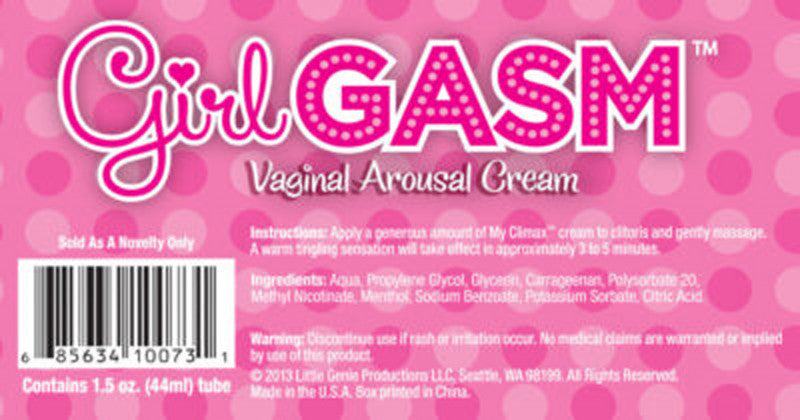 Girlgasm Arousal Cream – Clitoral Stimulating Gel for Intense Pleasure