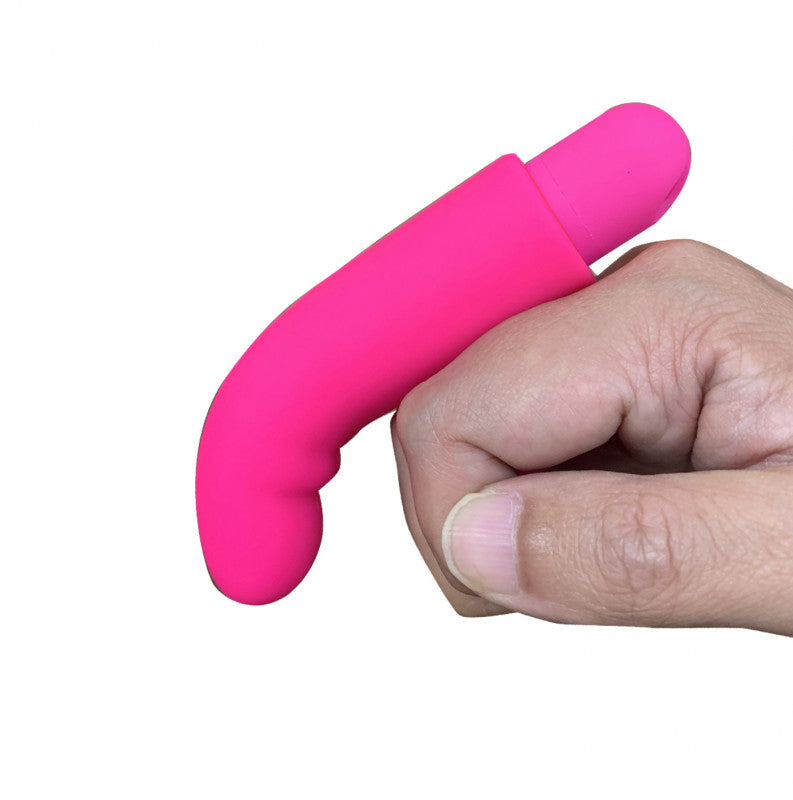 Sadie Silicone Finger Vibrator - Pink