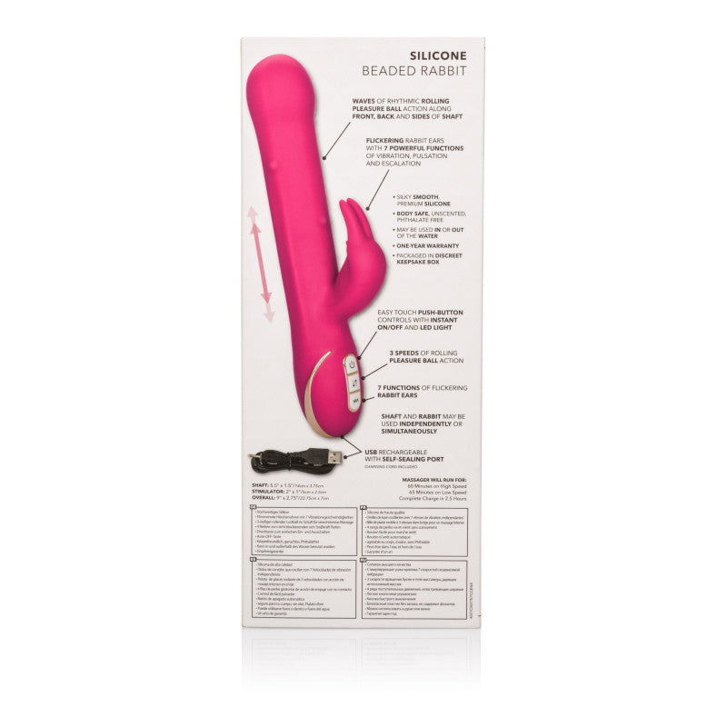 Premium Jack Rabbit Silicone Beaded Rabbit