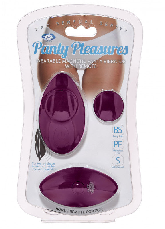 Cloud 9 Panty Pleasures Magnetic Panty Vibe - Plum