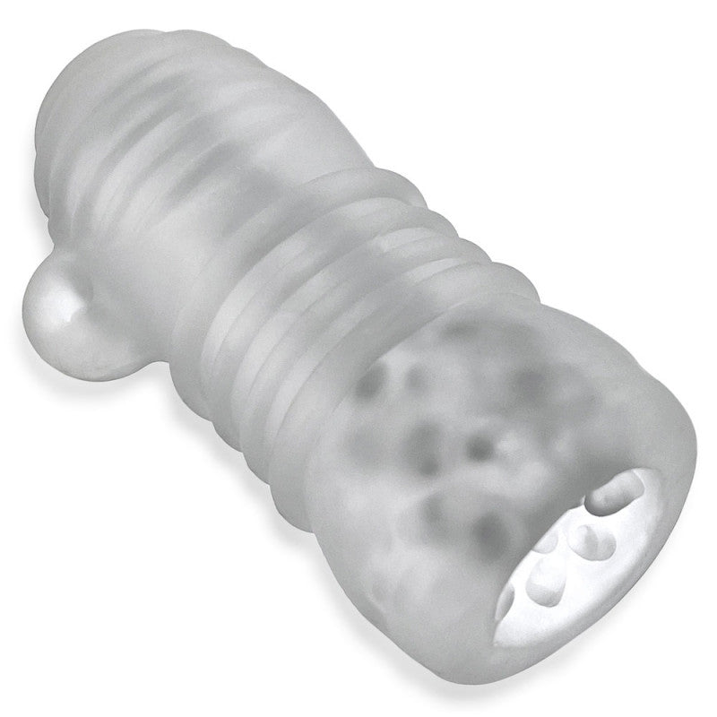 Jackt Stroker – Clear Ice Textured Male Masturbator
