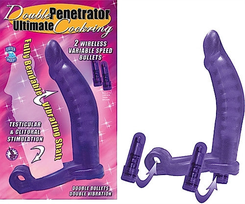 Double Penetrator Ultimate  Ring Purple