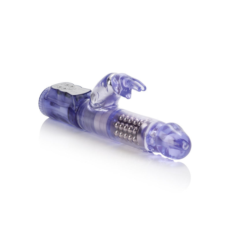 Waterproof Jack Rabbit – 5-Row Rotating Shaft & Vibrating Ears (Purple)
