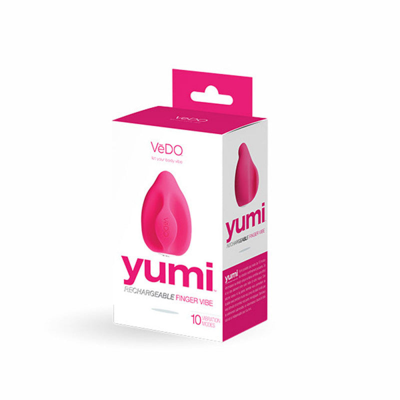 Yumi Rechargeable Finger Vibe - Foxy Pink