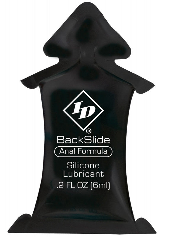 ID Backslide Silicone Lubricant 6 ml Pillow - 144 Count Bulk