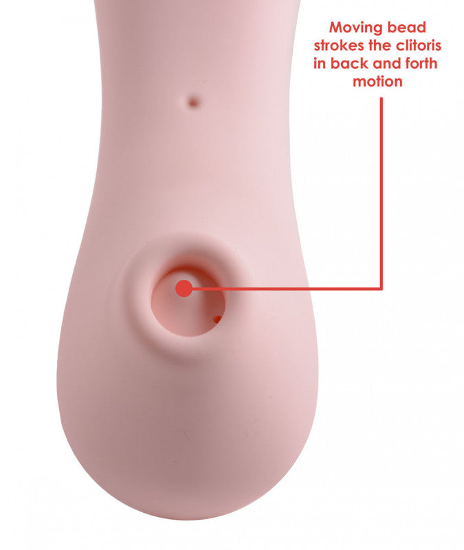 Shegasm Tickling Stimulator With Suction - Pink
