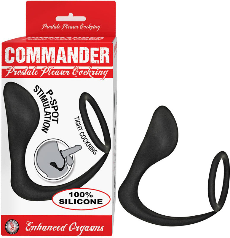 Commander Prostate Pleaser  Ring - Black