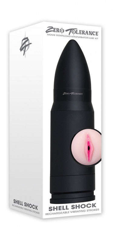 Shell Electro Rechargeable Vibrating Stroker