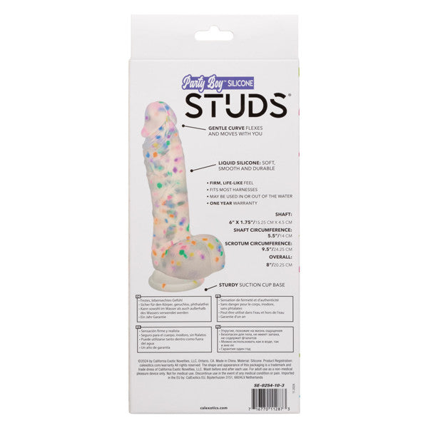 Party Boy Silicone Studs 6"/15.25 Cm