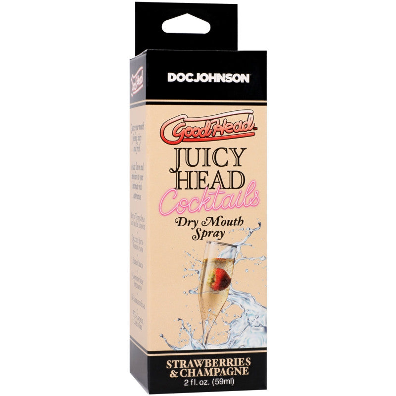 Goodhead - Juicy Head - tails Dry Mouth Spray Strawberries/champagne - 2oz