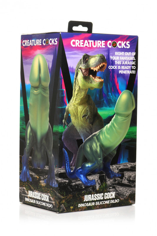 Jurassic  Dinosaur Silicone  - Green/blue