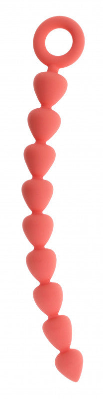 Peaches 'N Creame Silicone Anal Beads - Peach