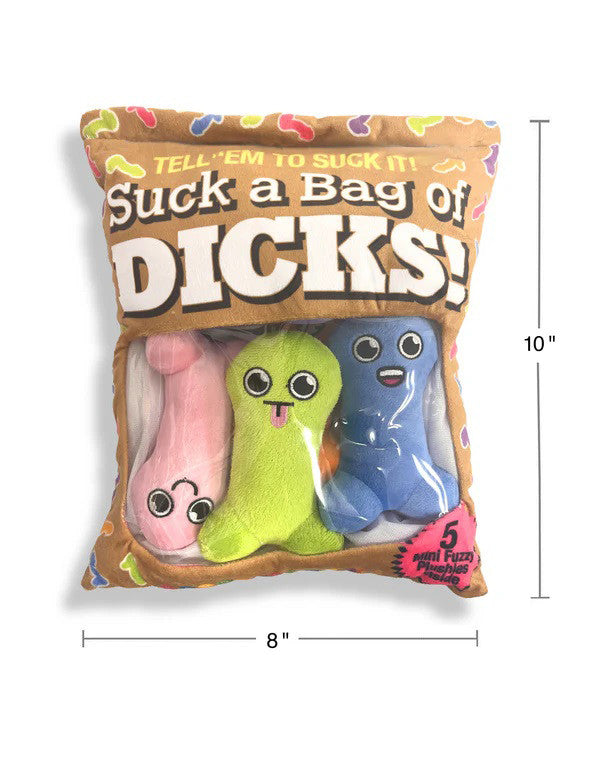 Suck a Bag of s Plushy Pillow With 5 s