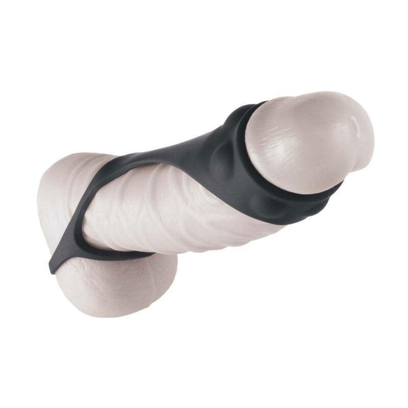Textured  Strap and Ball Stretcher - Black