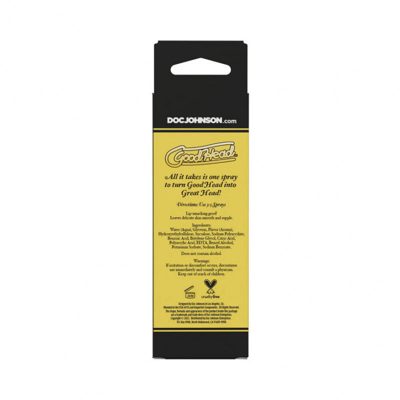 Goodhead - Juicy Head - tails Dry Mouth Spray Lemon Drop - 2oz