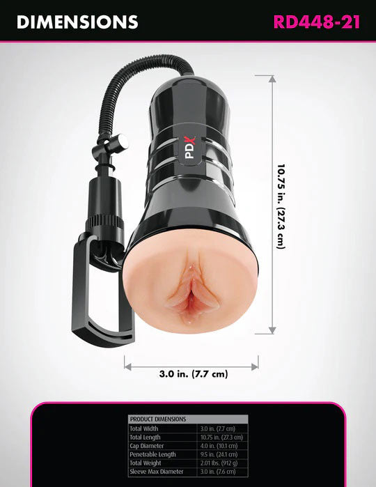 Pdx Extreme Wet  Super Sucker XXL Stroker - Light