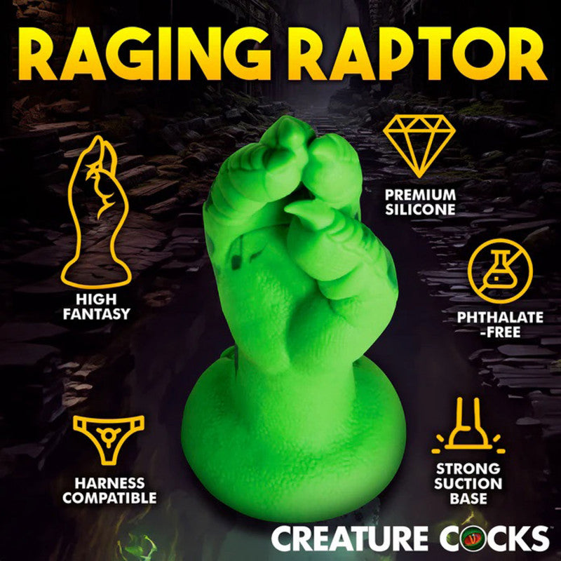 Raptor Claw Fisting Silicone  - Green