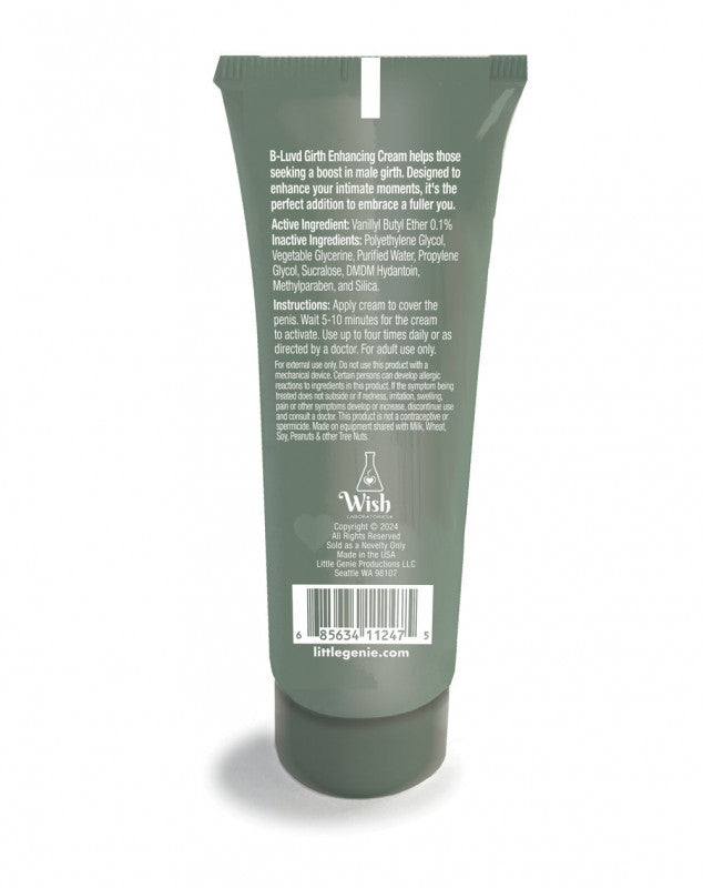 B-Luvd Girth Enhancing Cream 2oz