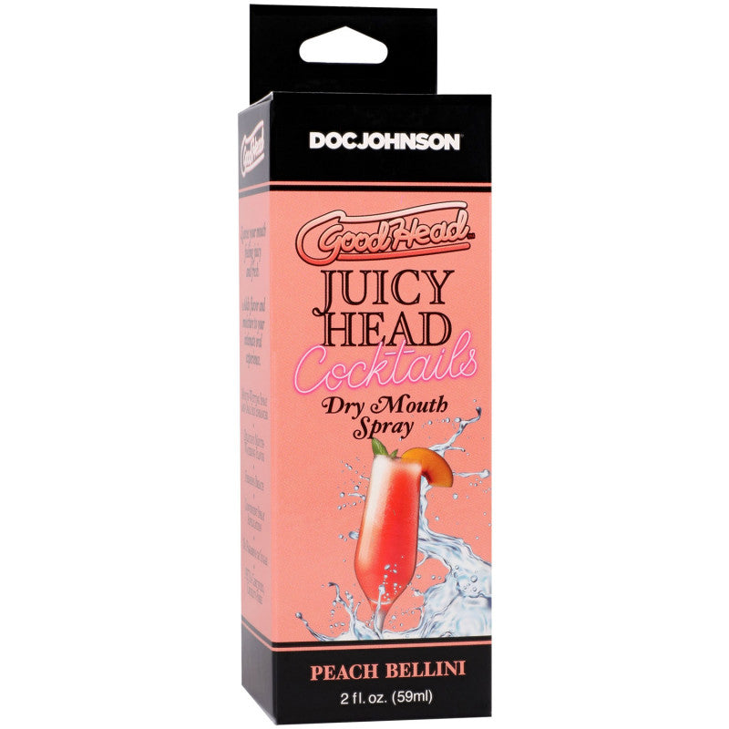 Goodhead - Juicy Head - tails Dry Mouth Spray Peach Bellini - 2oz