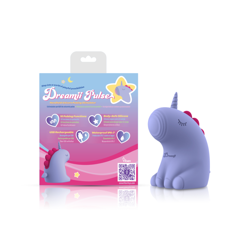 (Presale Only) - Dreamii Pulse Pulsing Unicorn Stimulator - Mystical Purple