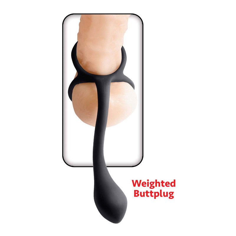 My ring Cring With Buttplug - Black