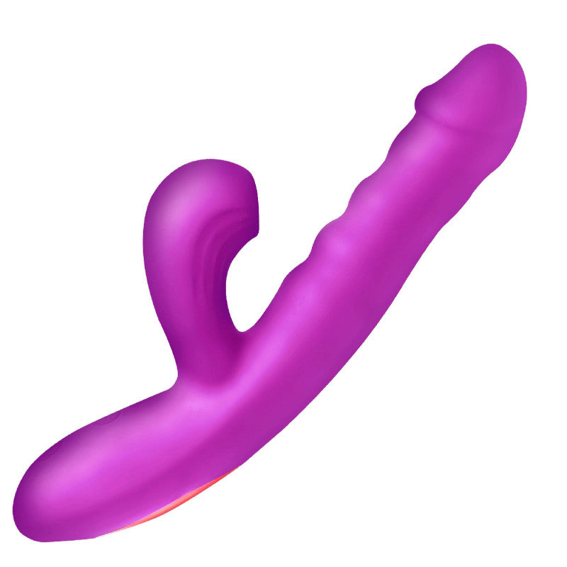 Thrust Wave – Thrusting & Sucking Rabbit Vibrator (Purple)