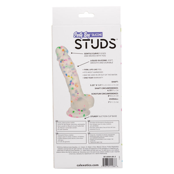 Party Boy Silicone Studs 5.25"/13.25 Cm