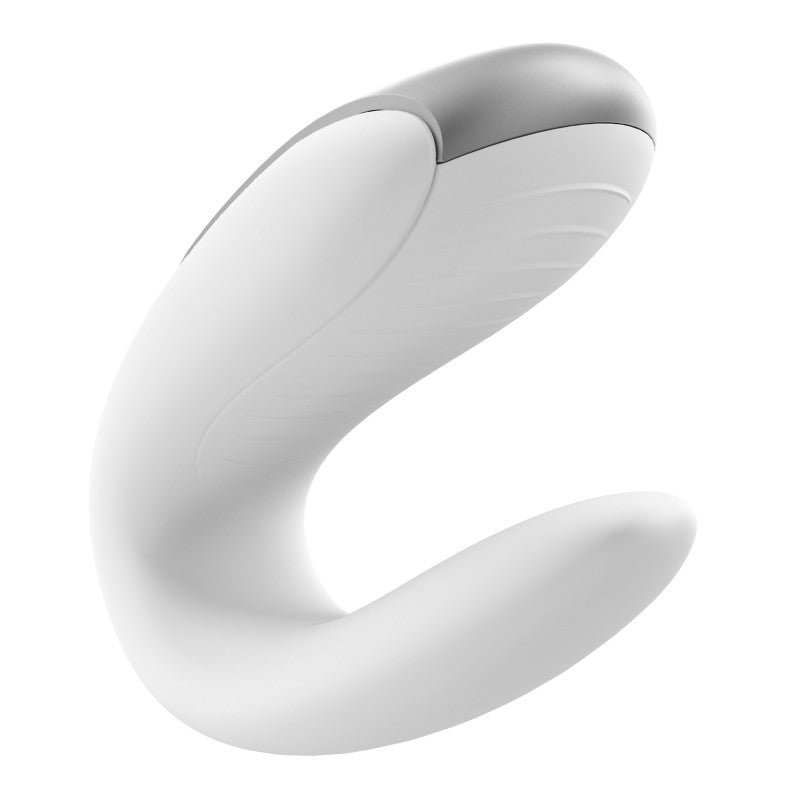 Satisfyer Double Fun – White App-Controlled Couples Vibrator