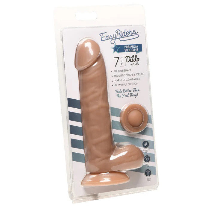 Easy Riders 7" Silicone  With Balls - Medium