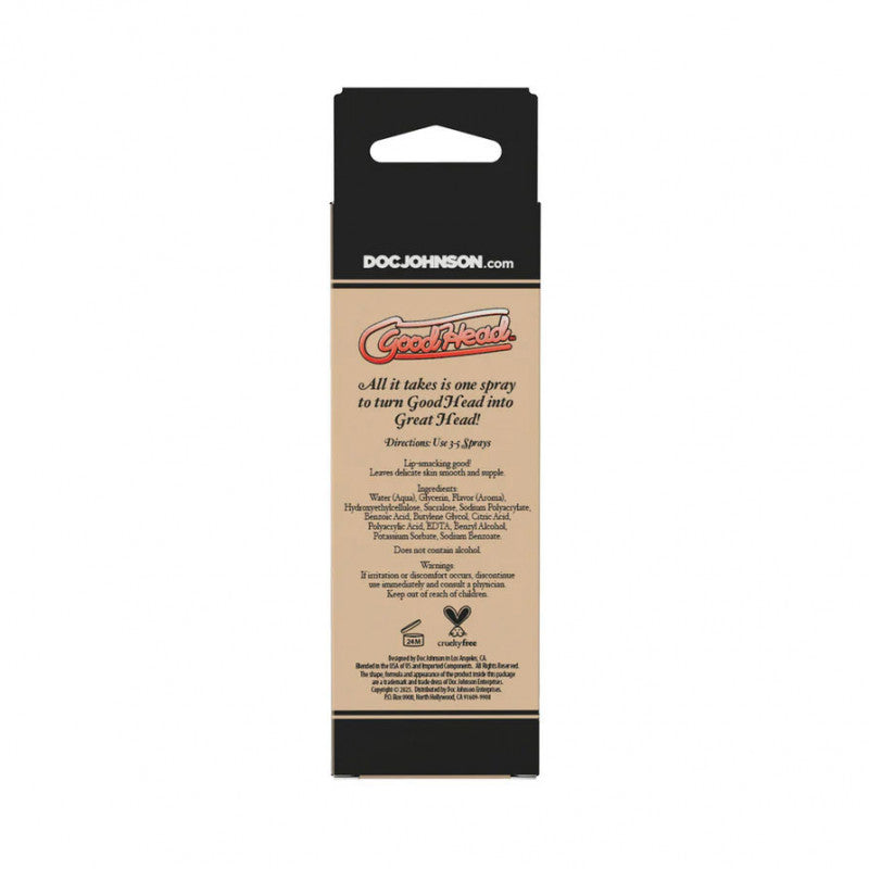 Goodhead - Juicy Head - tails Dry Mouth Spray Strawberries/champagne - 2oz