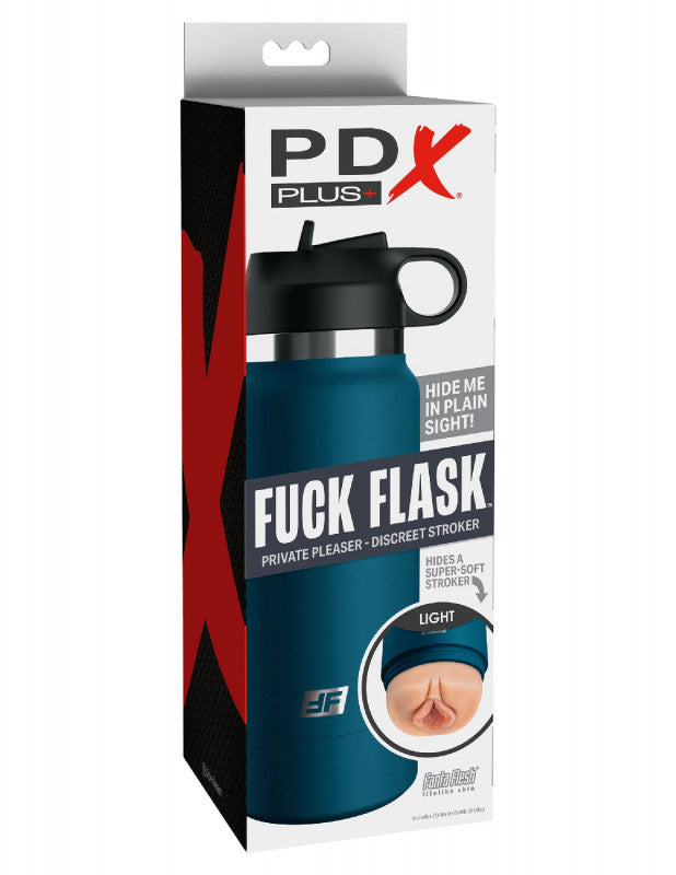 Flask - Private Pleaser - Blue Bottle - Light