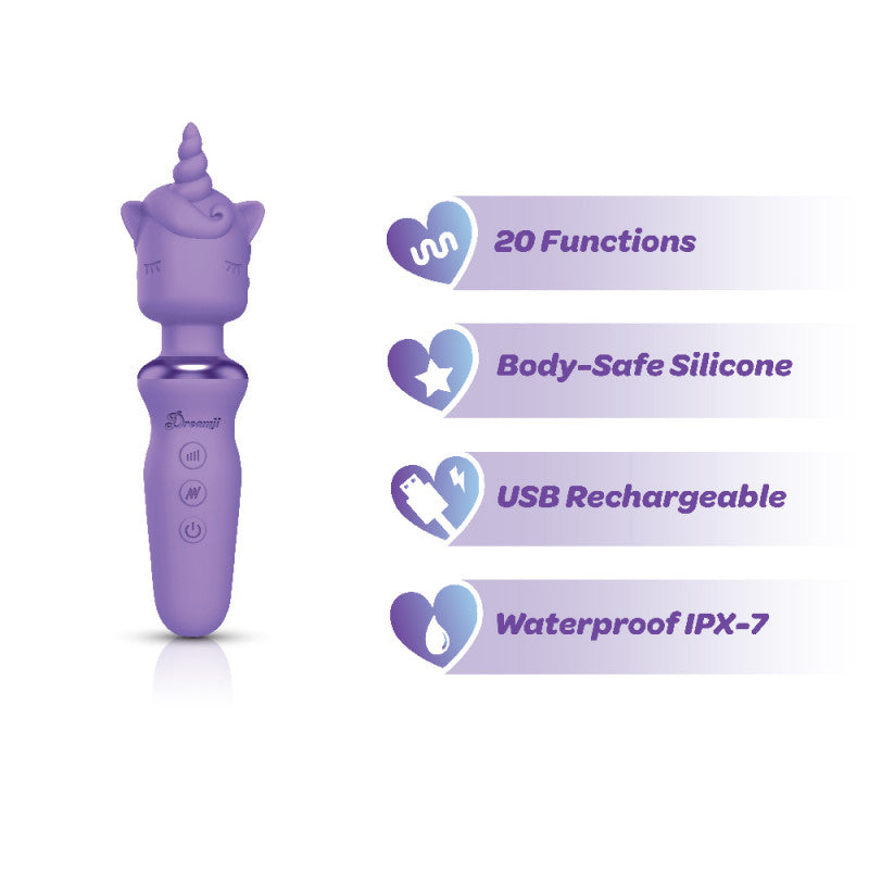 (Presale Only) - Dreamii Wand Powerful Unicorn Wand - Lilac Whirl