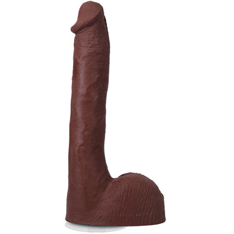 Signature s Pressure 10"  With  Removable Vac-U-Lock Suction Cup - Chocolate