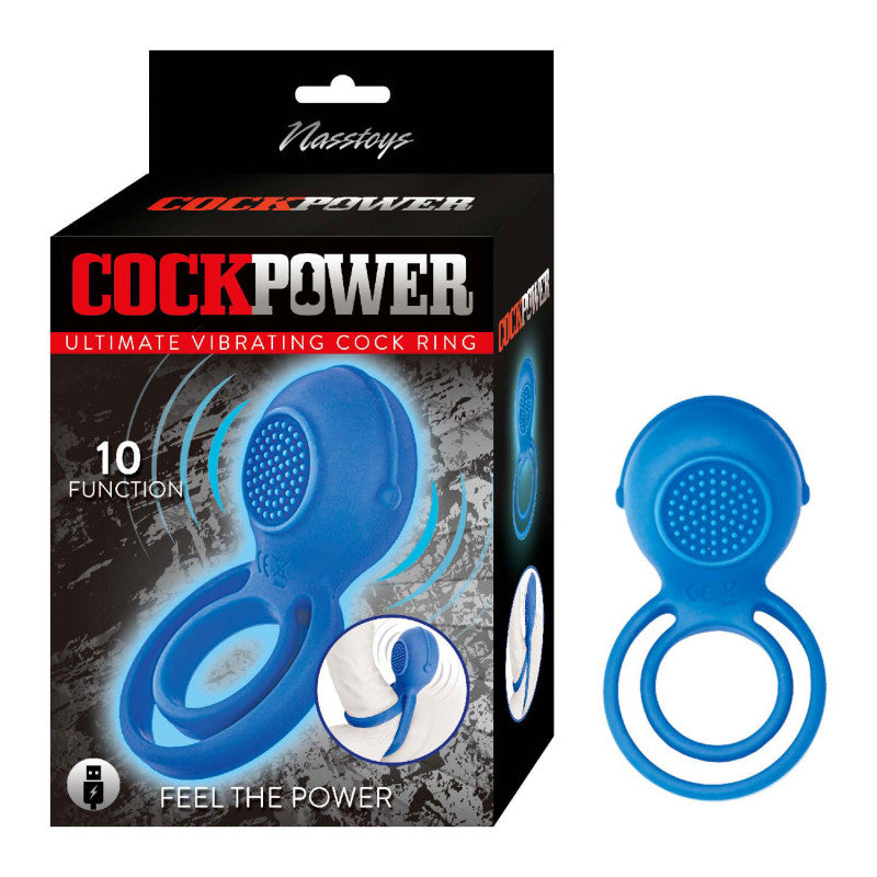 power Ultimate Vibrating ring - Blue