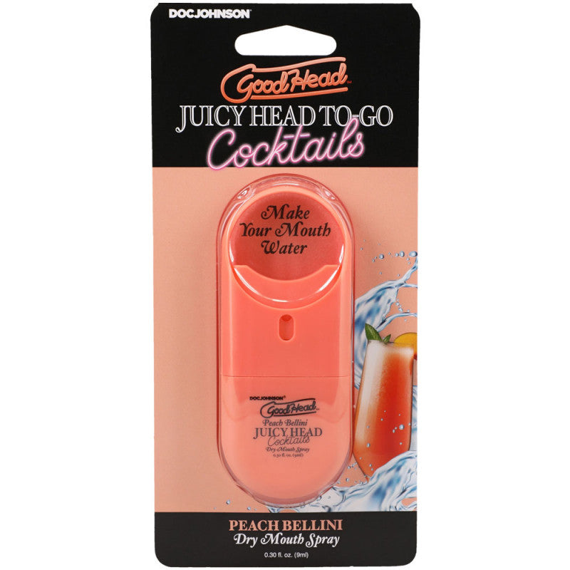 Goodhead Juicy Head tails Dry Mouth Spray to-Go - Peach Bellini