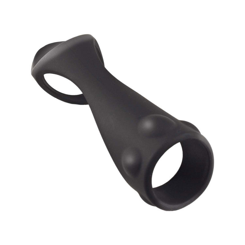 Textured  Strap and Ball Stretcher - Black
