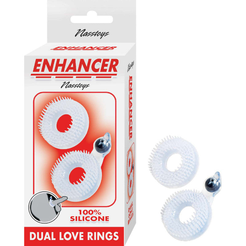 Dual Love Rings - Clear
