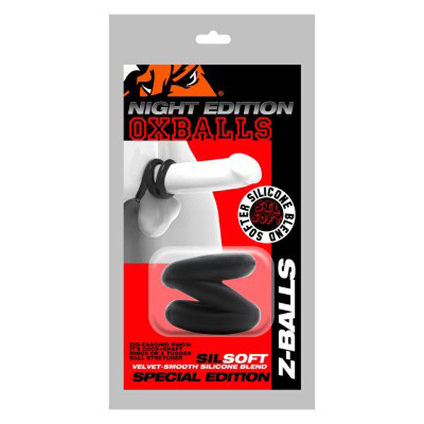 Z-Balls Zig-Zag ring Ballstretcher - Black