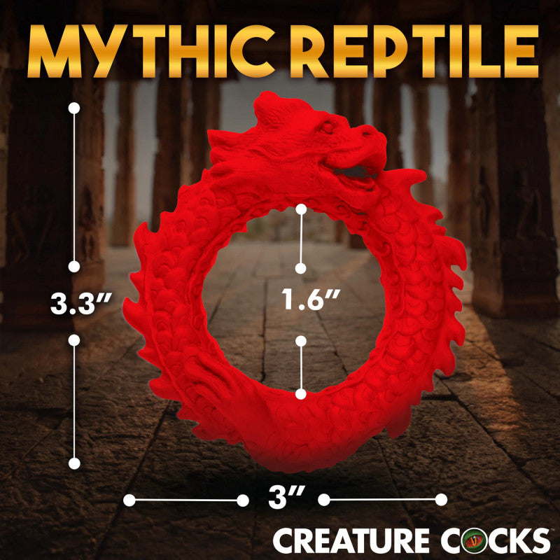 Rise of the Dragon Silicone  Ring - Red