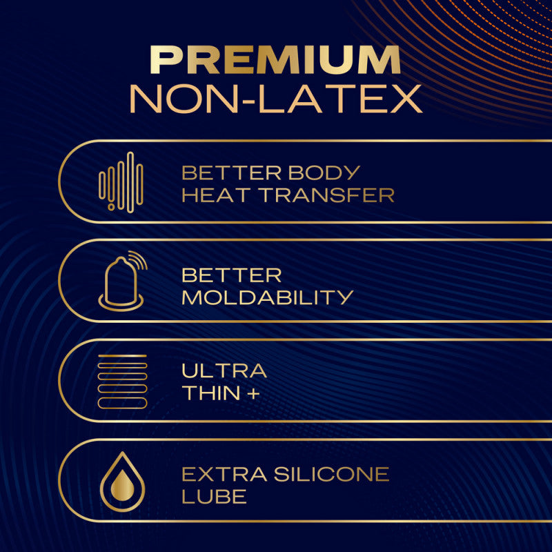 Durex Intense Nitrile Condoms – 10 Pack | Latex-Free Ultra-Sensitive