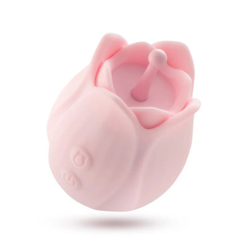 Play With Me Romantic Rose Clitoral Stimulator – Pink