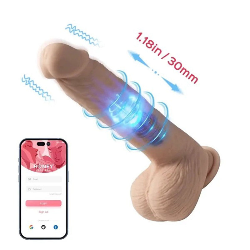 Kenzo-App Controlled 9.5" Big Realistic -  Thrusting