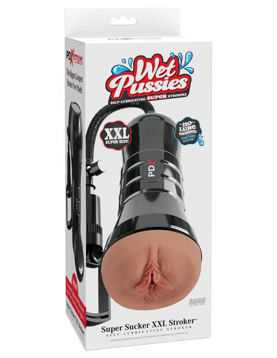 Pdx Extreme Wet  Super Sucker XXL Stroker - Brown