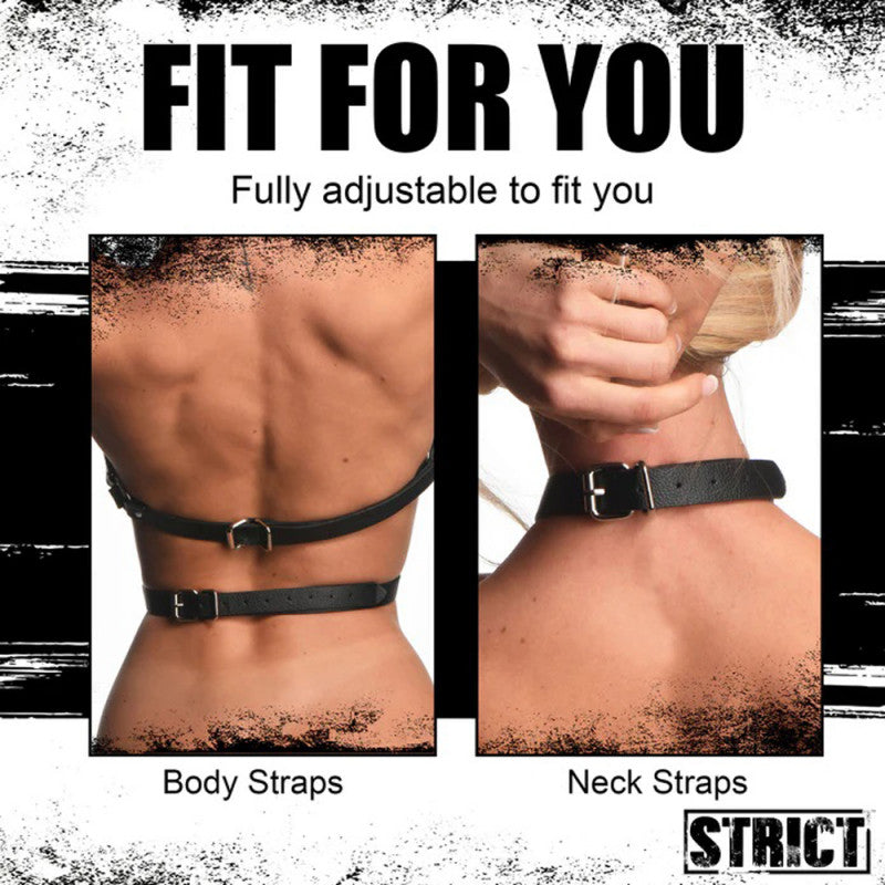 Female Body Harness- L/xl Black