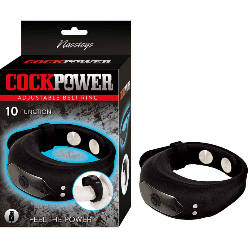 power Adjustable Belt Ring - Black