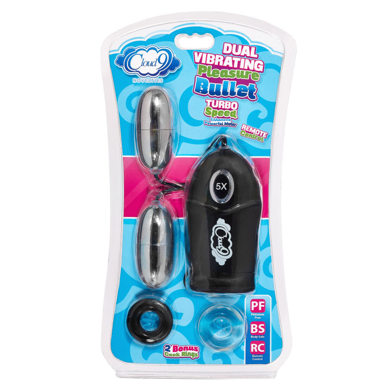 D) Wtc Dual Egg Vibrator Black - SomethingSexyPlanet