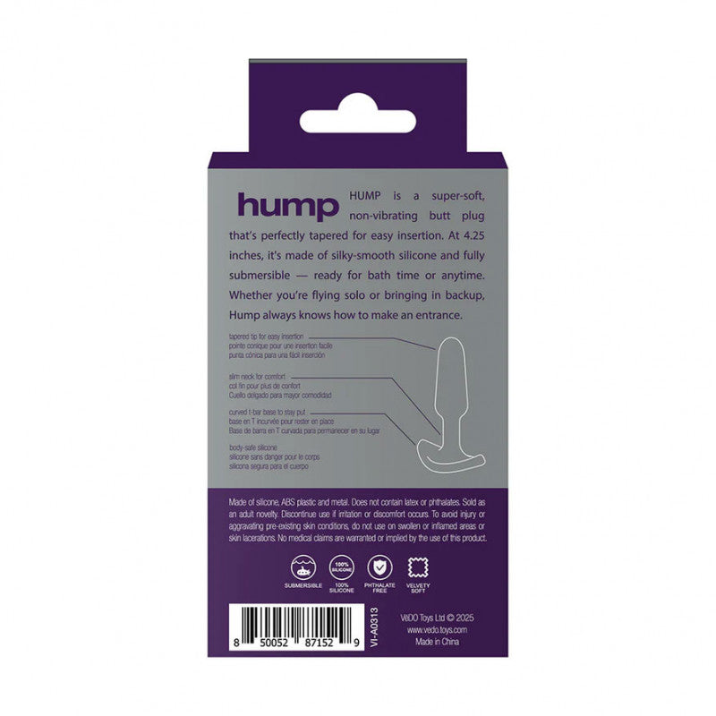 Hump Silicone Anal Plug - Purple - SomethingSexyPlanet Hump Silicone Anal Plug - Purple - SomethingSexyPlanet