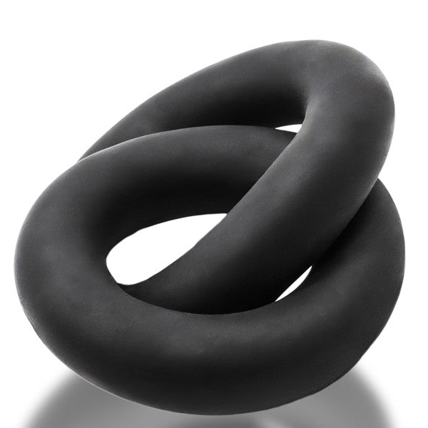 Shackle Double Link'd /ball Rings - Black