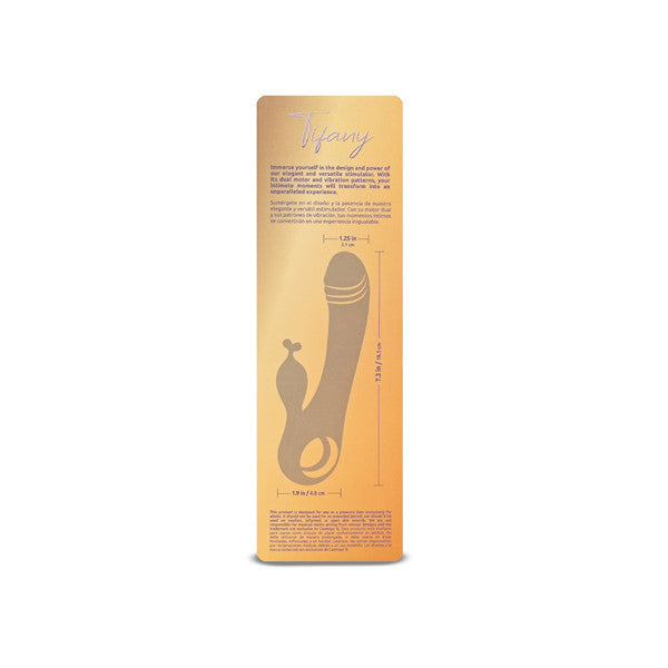 Double Tifany Vibrator - Purple