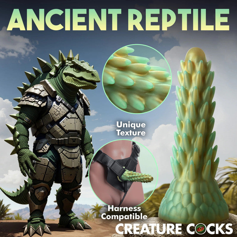 Stegosaurus Spiky Reptile Silicone  - Green